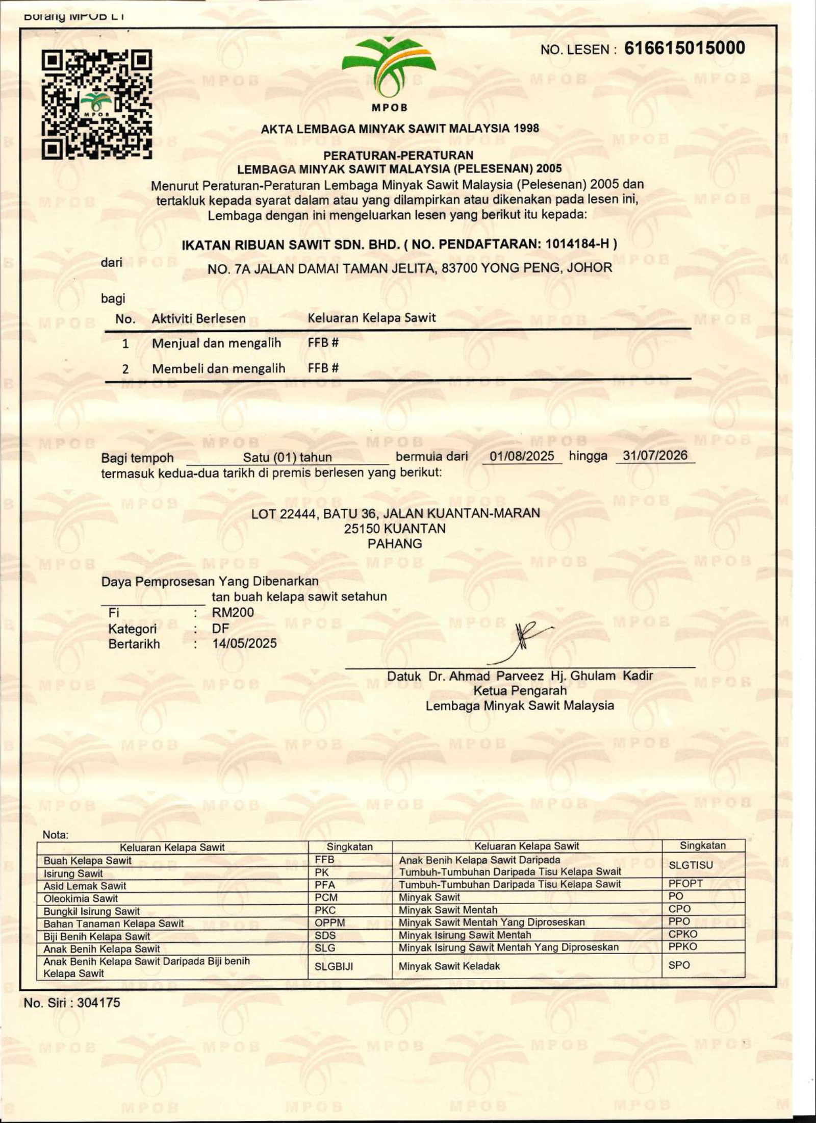 MPOB-Licence-Paya-Bungor-616615-015000